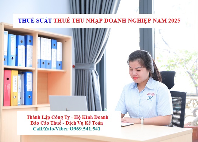 Thuế suất thuế Thu nhập doanh nghiệp năm 2025