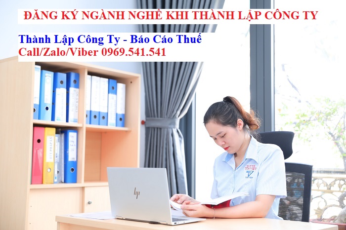 Đăng ký ngành nghề khi thành lập công ty