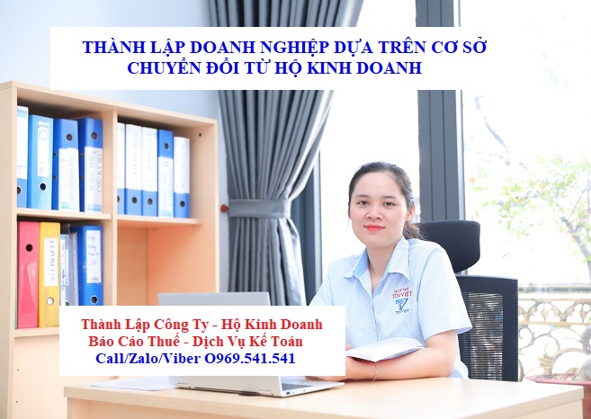 Thành lập doanh nghiệp trên cơ sở chuyển đổi từ hộ kinh doanh