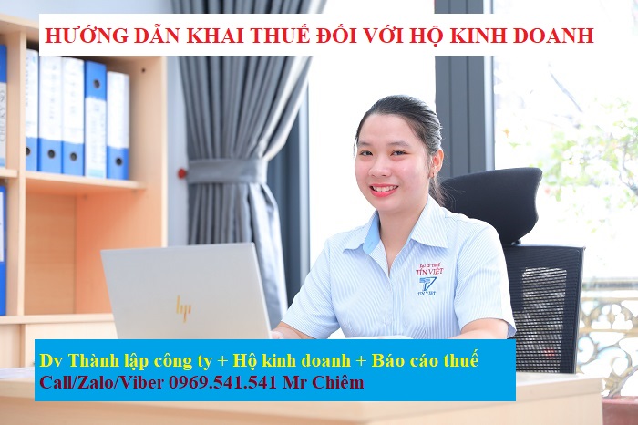 Hướng dẫn khai thuế đối với hộ kinh doanh