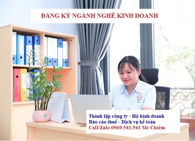 Đăng ký ngành nghề kinh doanh