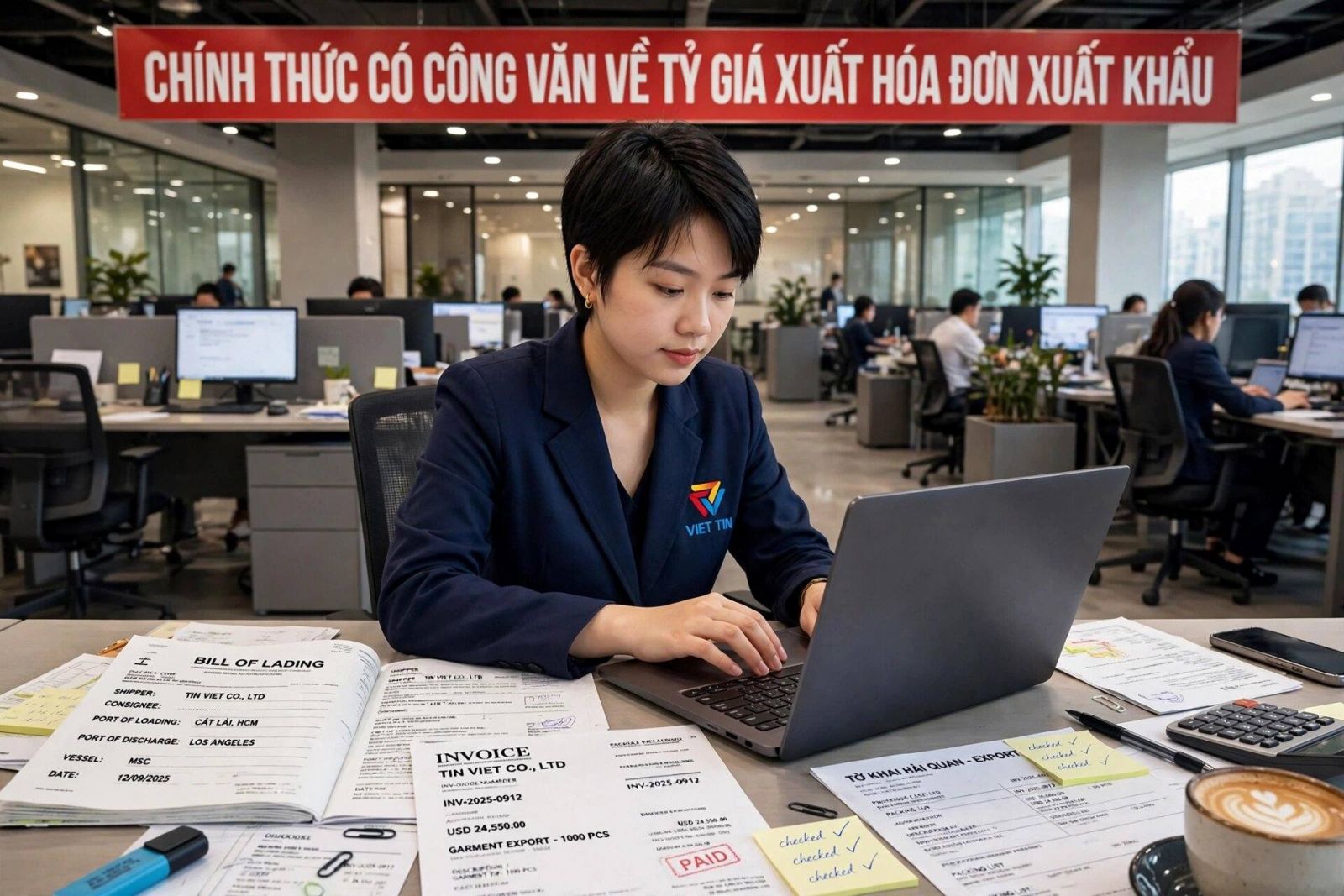 Chính thức có Công văn về tỷ giá xuất hóa đơn xuất khẩu