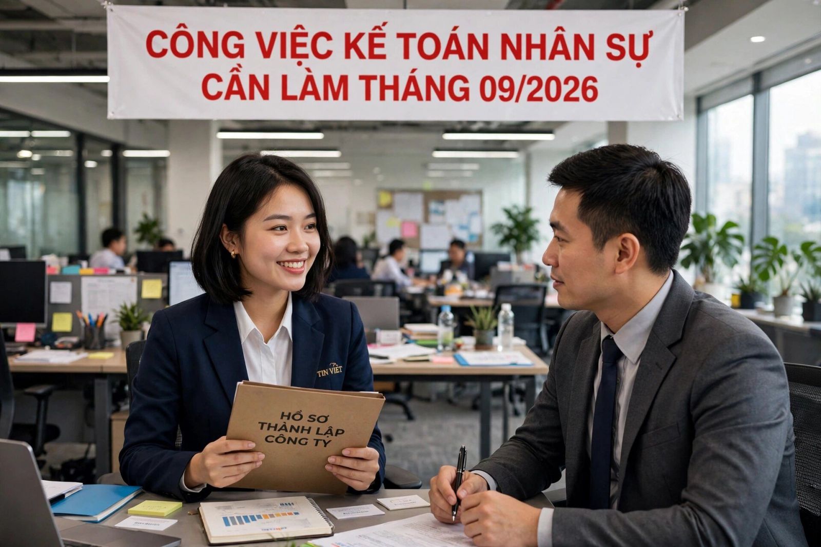 Công việc kế toán nhân sự cần làm tháng 9/2026