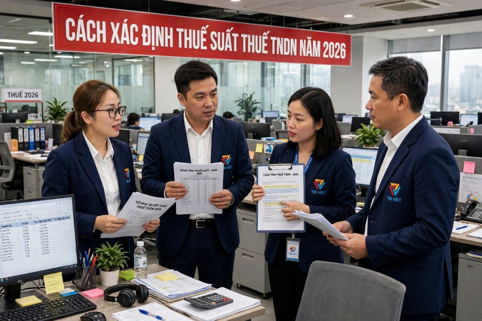Cách xác định thuế suất thuế TNDN năm 2026