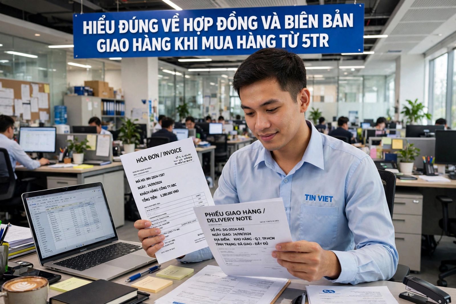 Hiểu đúng về hợp đồng và biên bản giao hàng khi mua hàng từ 5 triệu