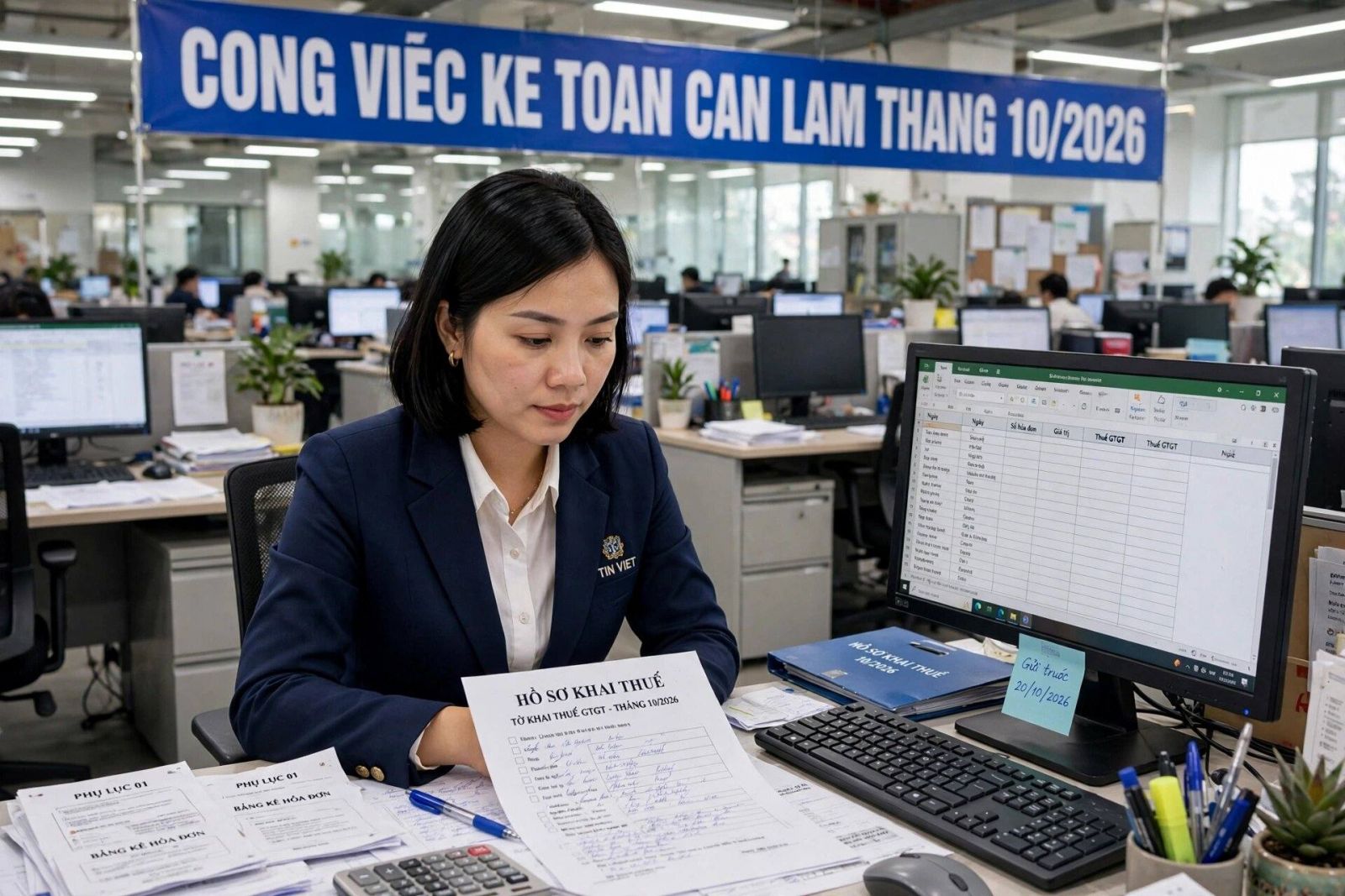 Công việc kế toán cần làm trong tháng 10/2026