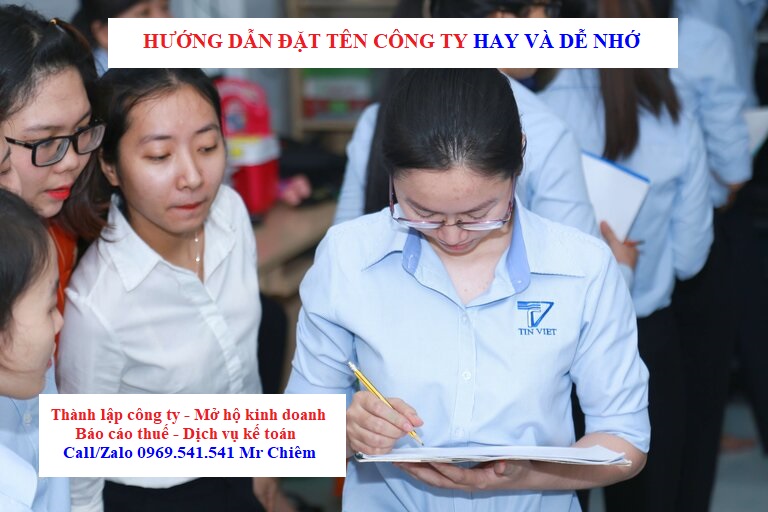 Hướng dẫn đặt tên công ty hay và dễ nhớ