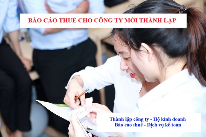 Khai báo thuế cho công ty mới thành lập
