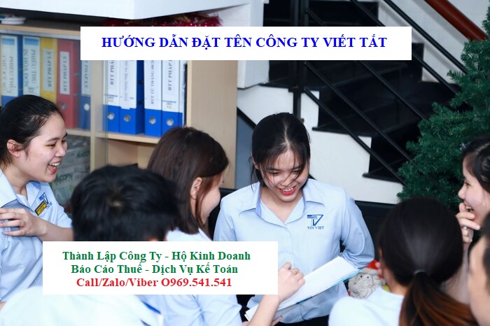 Hướng dẫn đặt tên công ty viết tắt