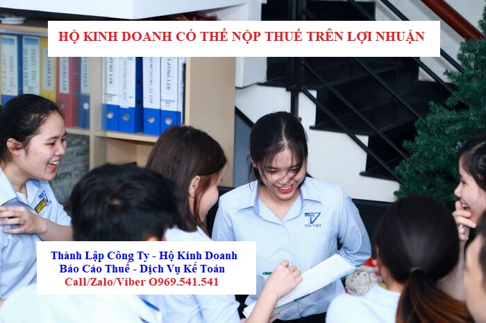 Hộ kinh doanh có thể nộp thuế trên lợi nhuận