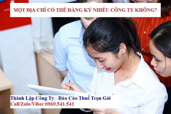 Một địa chỉ có thể đăng ký nhiều công ty không?