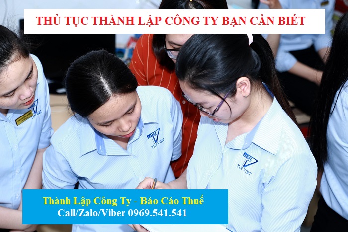 Thủ tục thành lập công ty bạn cần biết