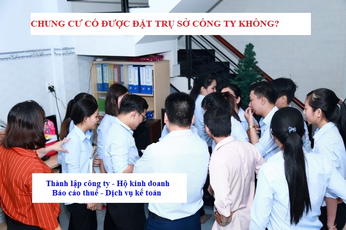 Chung cư có được đặt trụ sở công ty không?