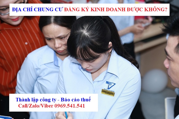 Địa chỉ chung cư đăng ký kinh doanh được không?