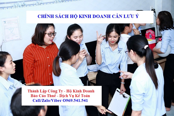 Chính sách thuế mới hộ kinh doanh cần lưu ý