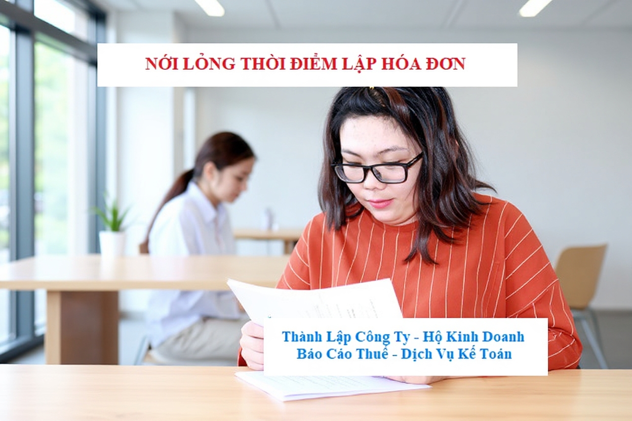 Nới lỏng thời điểm lập hóa đơn