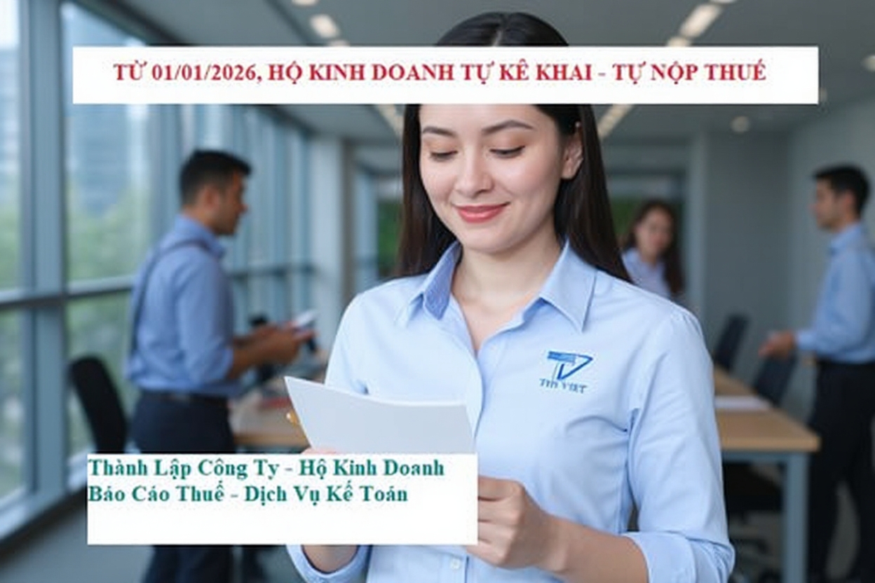 Từ 01/01/2026, đảm bảo hộ kinh doanh tự khai - tự nộp thuế