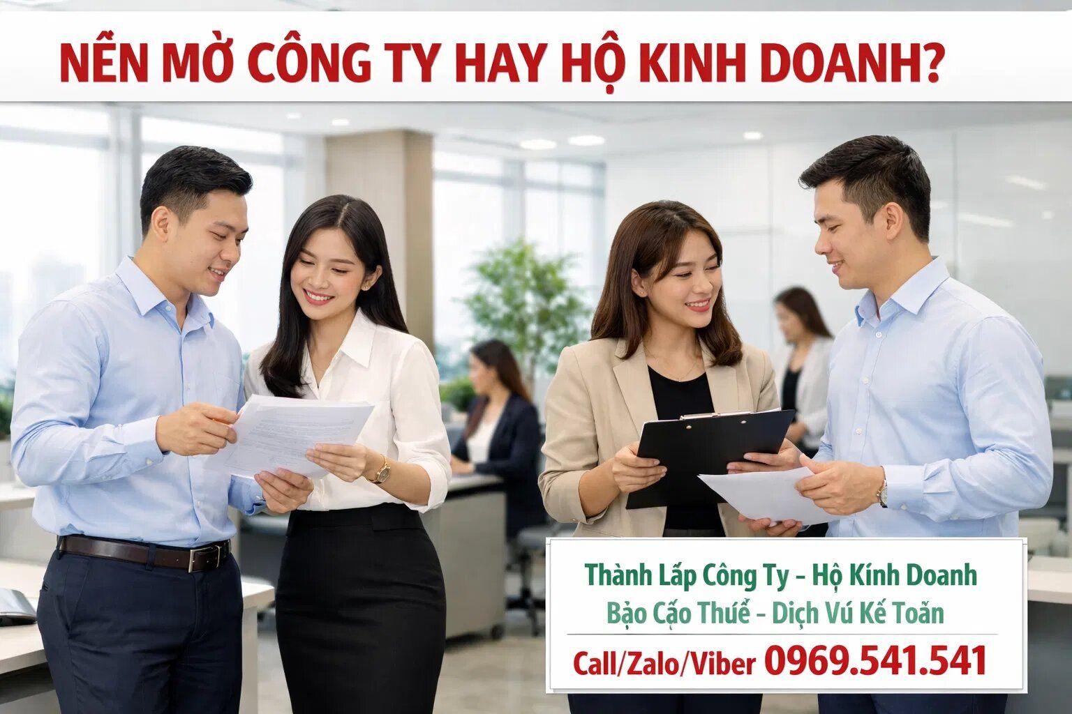 Nên mở công ty hay hộ kinh doanh?