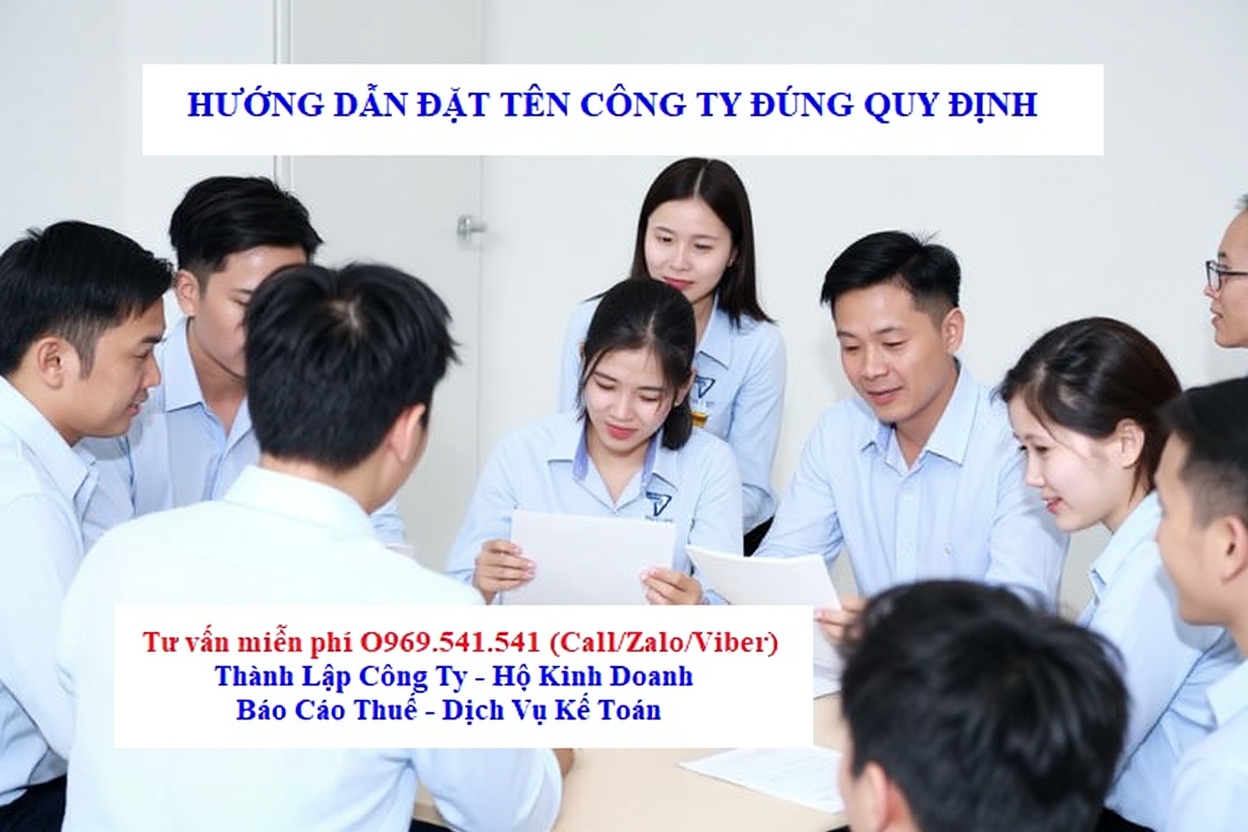 Hướng dẫn đặt tên công ty đúng quy định