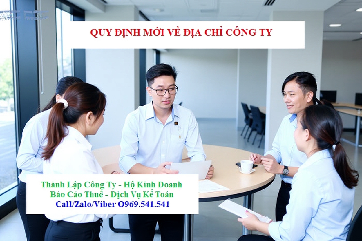 Quy định mới về địa chỉ công ty