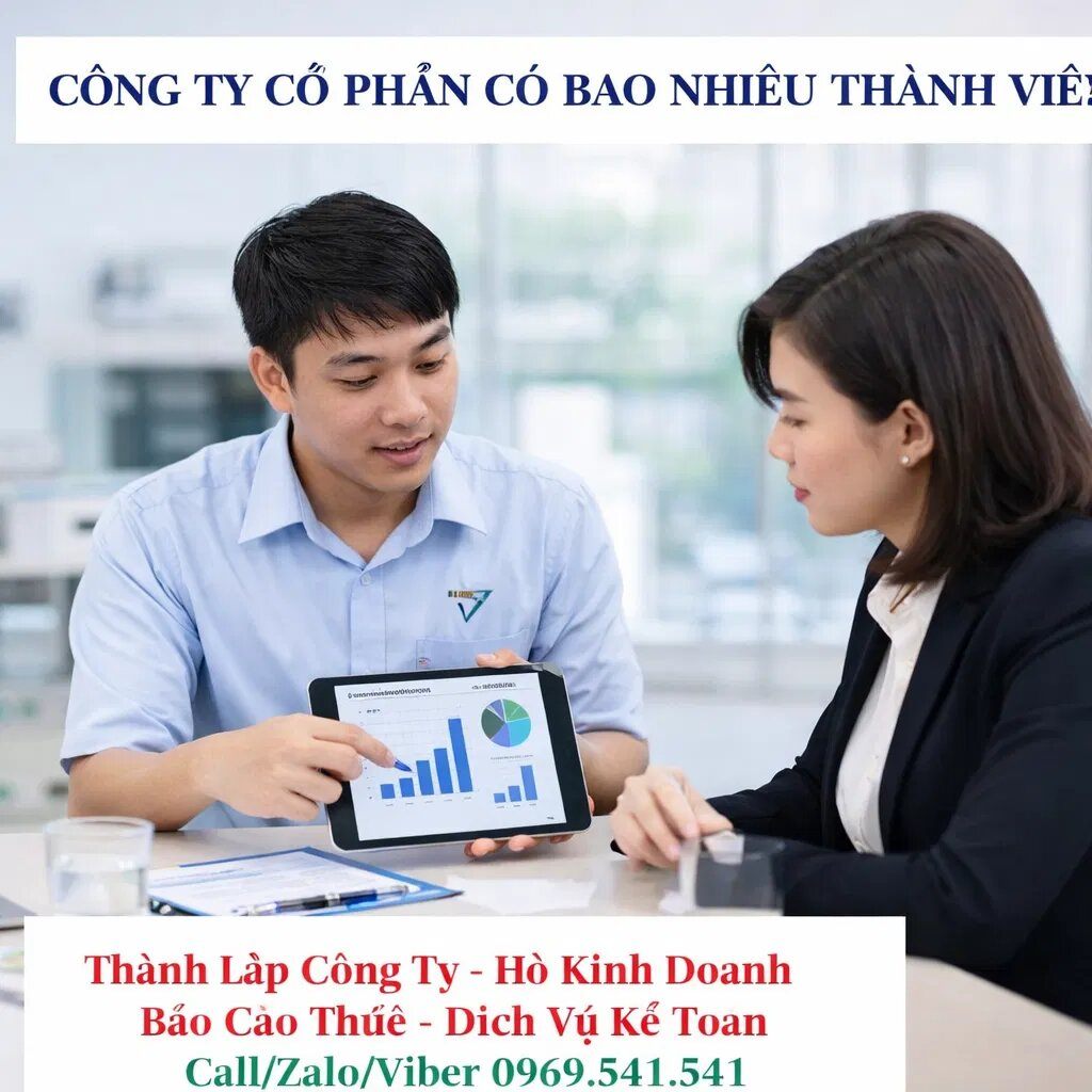 Công ty cổ phần có bao nhiêu thành viên?