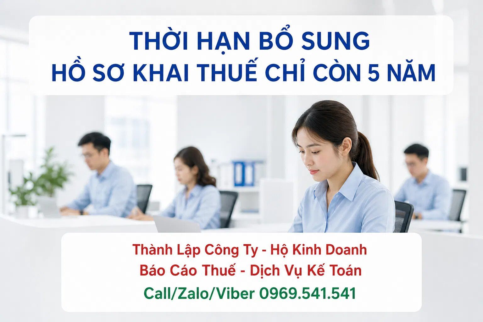 Thời hạn bổ sung hồ sơ khai thuế giảm còn 5 năm
