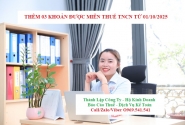 Thêm 03 khoản được miễn thuế TNCN từ 01/10/2025