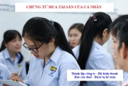 Chứng từ mua tài sản của cá nhân không kinh doanh