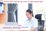 Hướng dẫn thành lập công ty một thành viên