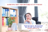 04 phương thức nộp thuế điện tử từ ngày 07/08/2025