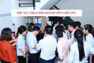 Thủ tục thay đổi thành viên góp vốn