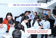 Thủ tục tăng giảm vốn điều lệ doanh nghiệp