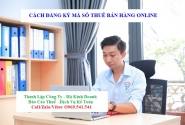 Cách đăng ký mã số thuế bán hàng online