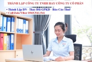 Thành lập công ty cổ phần hay công ty TNHH