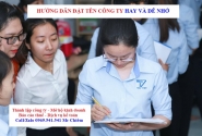 Hướng dẫn đặt tên công ty hay và dễ nhớ