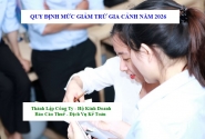 Quy định mức giảm trừ gia cảnh năm 2026