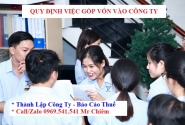 Quy định về việc góp vốn vào doanh nghiệp