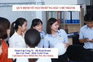 Quy định về người đứng đầu chi nhánh