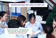 Hướng dẫn đặt tên công ty viết tắt