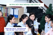 Hướng dẫn thay đổi địa chỉ công ty