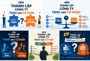 Thành lập công ty TNHH hay cổ phần?