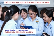 Thủ tục gia hạn nộp thuế mới nhất được sửa đổi