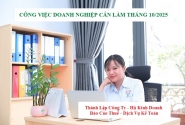 Công việc doanh nghiệp cần làm tháng 10/2025