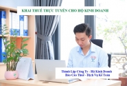 Hộ kinh doanh khai thuế trực tuyến như thế nào?