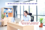 Hướng dẫn đặt tên công ty hay dễ nhớ