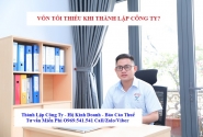Vốn tối thiểu khi thành lập công ty