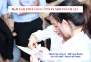 Khai báo thuế cho công ty mới thành lập
