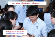 Quy định về đặt địa chỉ công ty