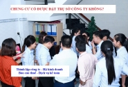  Chung cư có được đặt trụ sở công ty không?