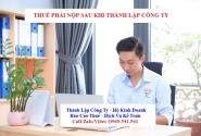 Thuế phải nộp sau khi thành lập công ty